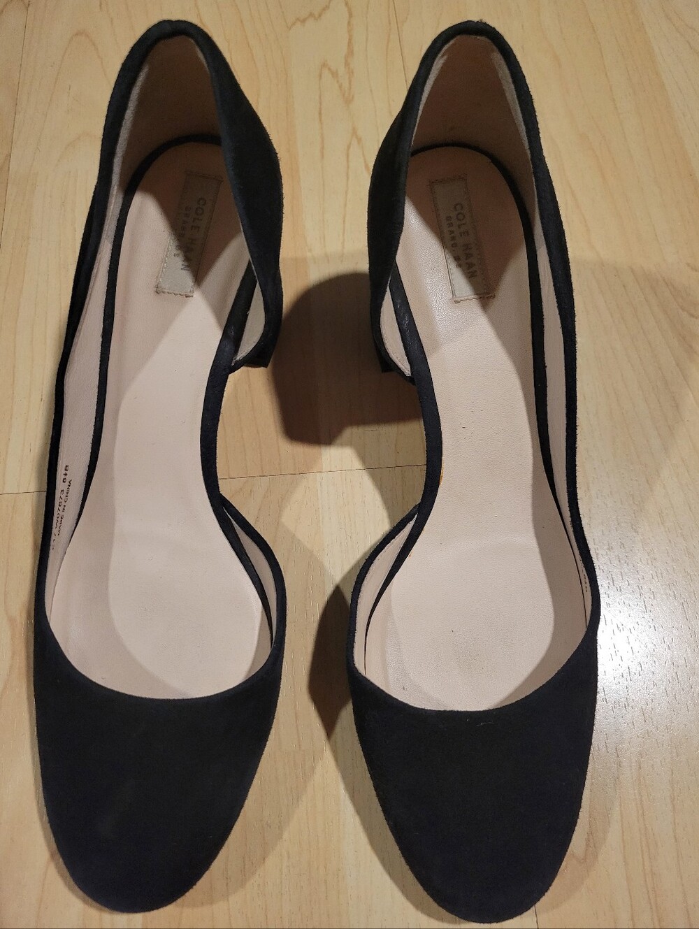 Cole Haan Black Suede Heels